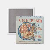 Aimant Lettre initiale 'E' Et factum est (Recto/Verso)