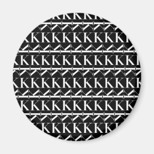 Aimant Lettre initiale monogramme K