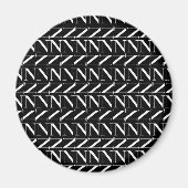 Aimant Lettre initiale monogramme N (Devant)