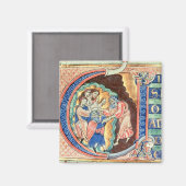 Aimant Lettre initiale 'V' Visio Abdie (Recto/Verso)