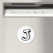 Aimant Lettre J (In Situ (Lave-vaisselle))