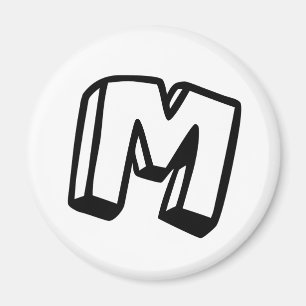 Aimant Lettre M
