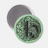 AIMANT LETTRE MONARIE "H" (Recto/Verso)