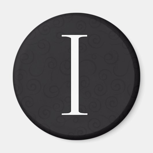 Aimant Lettre monogramme I (Devant)