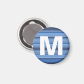 AIMANT LETTRE MONOGRAPHIQUE BLEUVE AMATEUR D'ART POUR ENF (Recto/Verso)