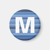 AIMANT LETTRE MONOGRAPHIQUE BLEUVE AMATEUR D'ART POUR ENF (Devant)