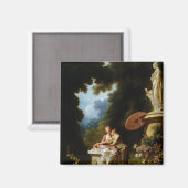 Aimant Lettres d'amour de Jean Honore Fragonard (Recto/Verso)