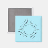 Aimant Lettres et chiffres en code Morse (Recto/Verso)