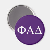 Aimant Lettres grecques Phi Alpha Delta (Recto/Verso)