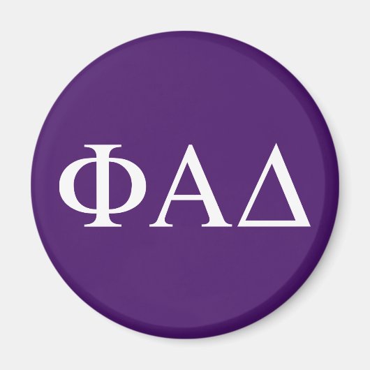 Aimant Lettres grecques Phi Alpha Delta (Devant)