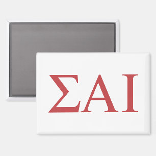 Aimant Lettres grecques Sigma Alpha Iota