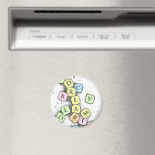 Aimant lettres masquées (In Situ (Lave-vaisselle))