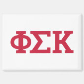 Aimant Lettres Phi Sigma Kappa (Recto)