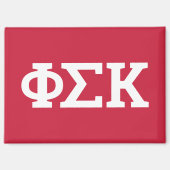 Aimant Lettres Phi Sigma Kappa (Recto)