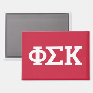 Aimant Lettres Phi Sigma Kappa