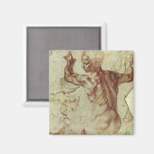 Aimant L'étude de Michel-Ange sur un Sibyl Libyen (Recto/Verso)