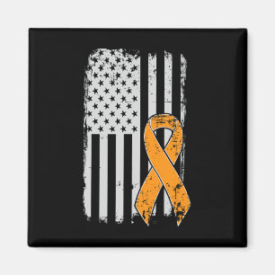 Aimant Leucémie Cancer Awareness - Vintage États-Unis Amé