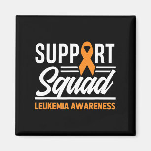 Aimant Leucémie Guerrier de soutien Escadron Leucémie Can