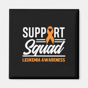 Aimant Leucémie Guerrier de soutien Escadron Leucémie Can