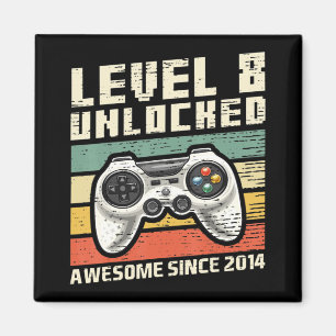 Aimant Level 8 Awesome 2014 Video Game 8th Birth