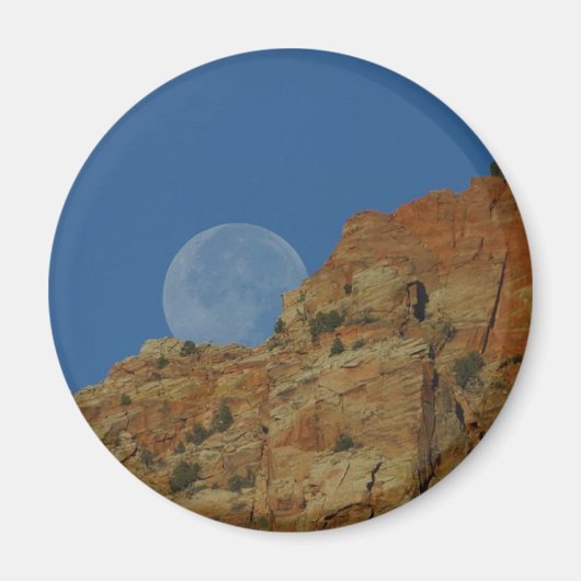 Aimant Lever De Lune Sur Les Falaises De Sion (Devant)