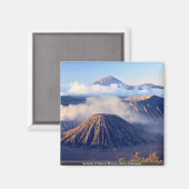 Aimant Lever de soleil au Mont Bromo, Java, Indonésie (Recto/Verso)