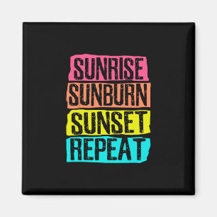 Aimant Lever de soleil Coup de soleil Coucher de soleil R