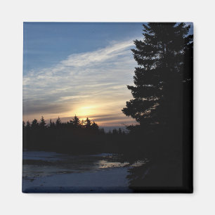 Aimant Lever de soleil de Noël