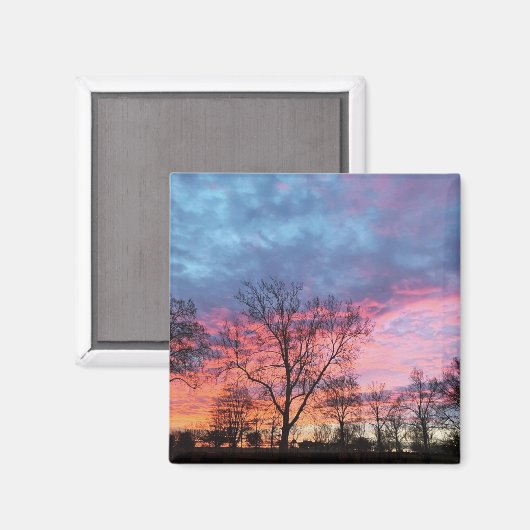 Aimant Lever de soleil en Oklahoma (Recto/Verso)