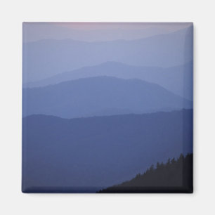 Aimant Lever de soleil, montagnes du sud des Appalaches,