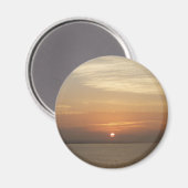 Aimant Lever de soleil sur la mer des Caraïbes Aruba II (Recto/Verso)