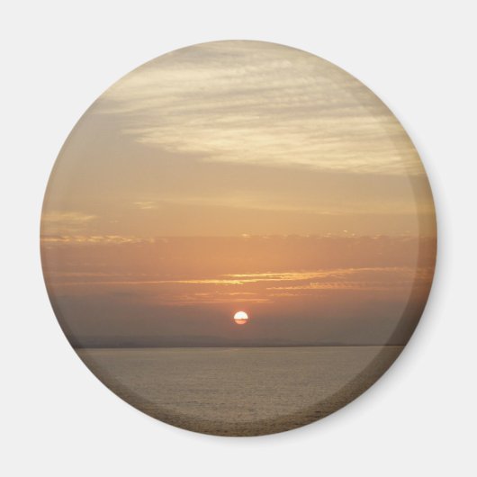 Aimant Lever de soleil sur la mer des Caraïbes Aruba II (Devant)