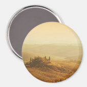 Aimant Lever de soleil sur l'aimant rond toscan (Recto/Verso)