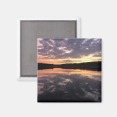 Aimant Lever de soleil sur le lac Bear (Recto/Verso)