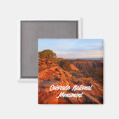 Aimant Lever de soleil sur le sentier Grand View au monum (Recto/Verso)