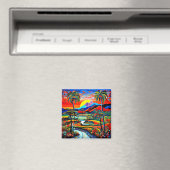 Aimant Lever de soleil tropical (In Situ (Lave-vaisselle))