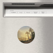 Aimant Lever de soleil, vallée de Yosemite par Albert Bie (In Situ (Lave-vaisselle))