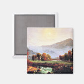 Aimant Lever du Matin dans le New Hampshire (Recto/Verso)