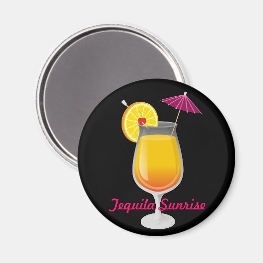 Aimant Lever du soleil à la tequila (Recto/Verso)