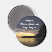 Aimant Lever Du Soleil À Pau Pau Beach (Recto/Verso)