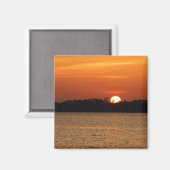 Aimant Lever du soleil sur la baie de Perdido (Recto/Verso)