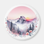 Aimant Lever Du Soleil Sur La Moitié Du Dôme (Devant)