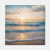 Aimant Lever du soleil sur la plage (Devant)