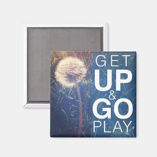 Aimant Levez-vous et jouez (Recto/Verso)