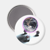 Aimant Léviter l'aimant de la Terre (Recto/Verso)