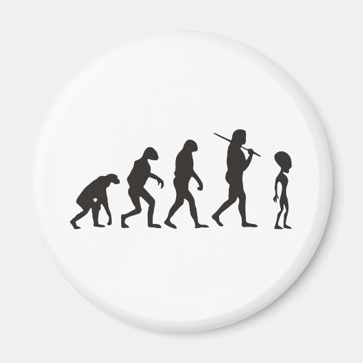 Aimant L'évolution des Aliens (Devant)