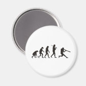 Aimant L'Évolution Du Batteur De Baseball (Recto/Verso)