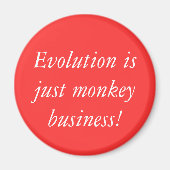 Aimant L'évolution n'est qu'une affaire de singe ! (Devant)