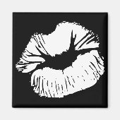 Aimant Lèvres blanches (Devant)