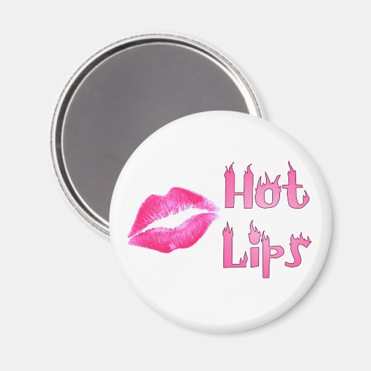 AIMANT LÈVRES CHAUDES CHAUDES PAR SHARON SHARPE (Recto/Verso)